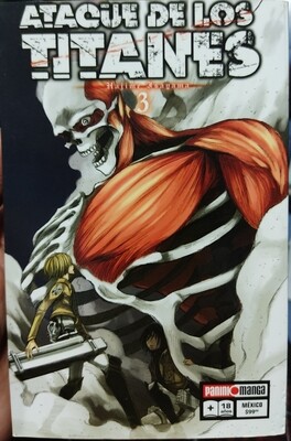Attack on Titan Manga Volumen 3 Español Panini