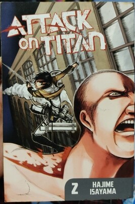 BAF1 Attack on Titan Manga Volumen 2 Ingles Kodansha