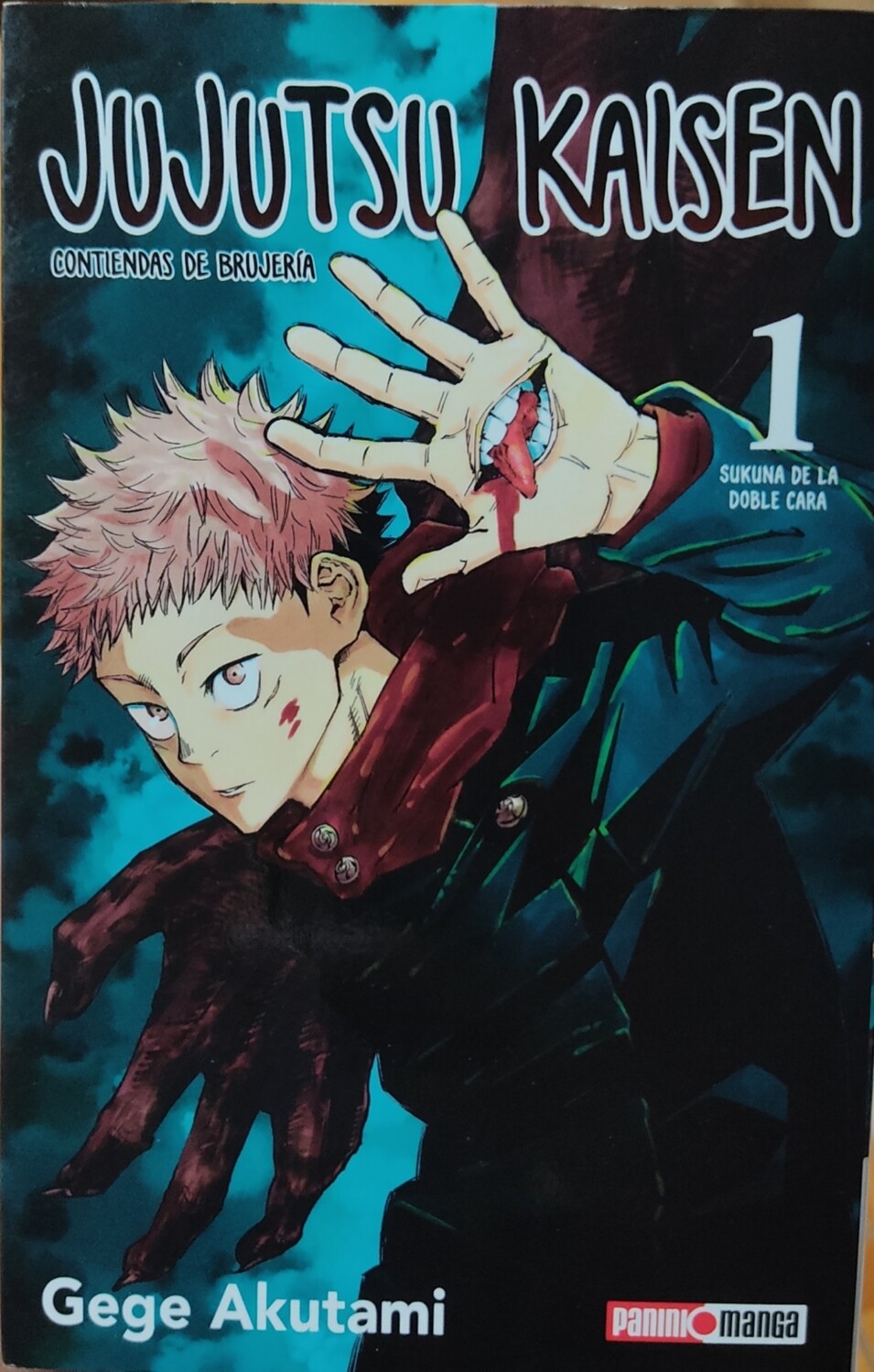 SJ3 Jujutsu Kaisen Manga Volumen 1 Espanol Panini Gege Akutami