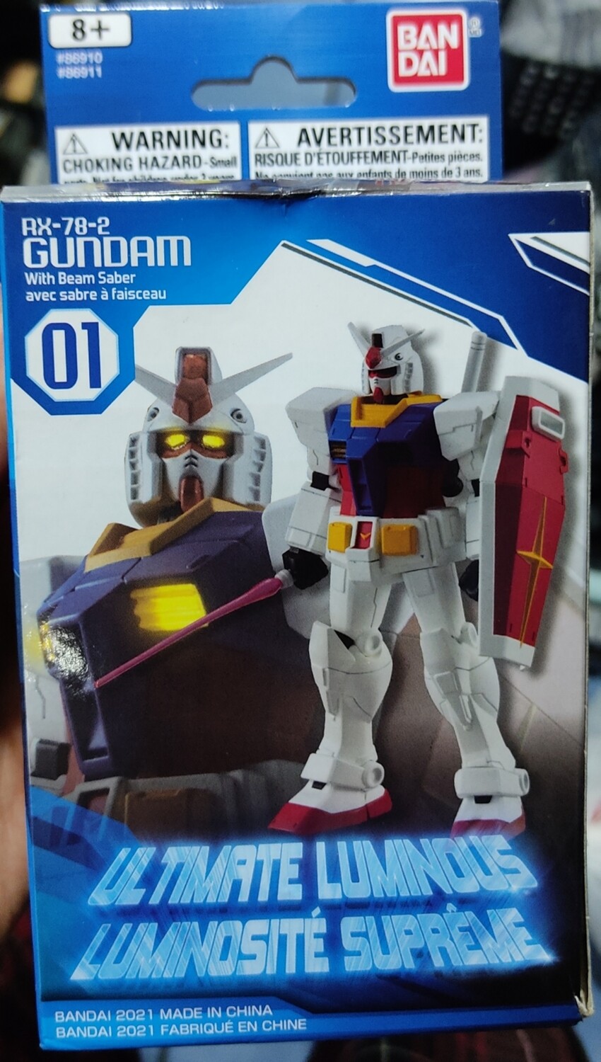 SH Ultimate Luminous Gundam with Beam Saber AX-72 Bandai Nuevo Sellado