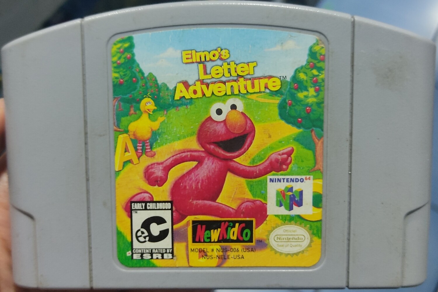 Elmo Letter Adventure Nintendo 64 Cartucho