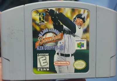 Major League Baseball Featuring Ken Griffey Jr Nintendo 64 Cartucho