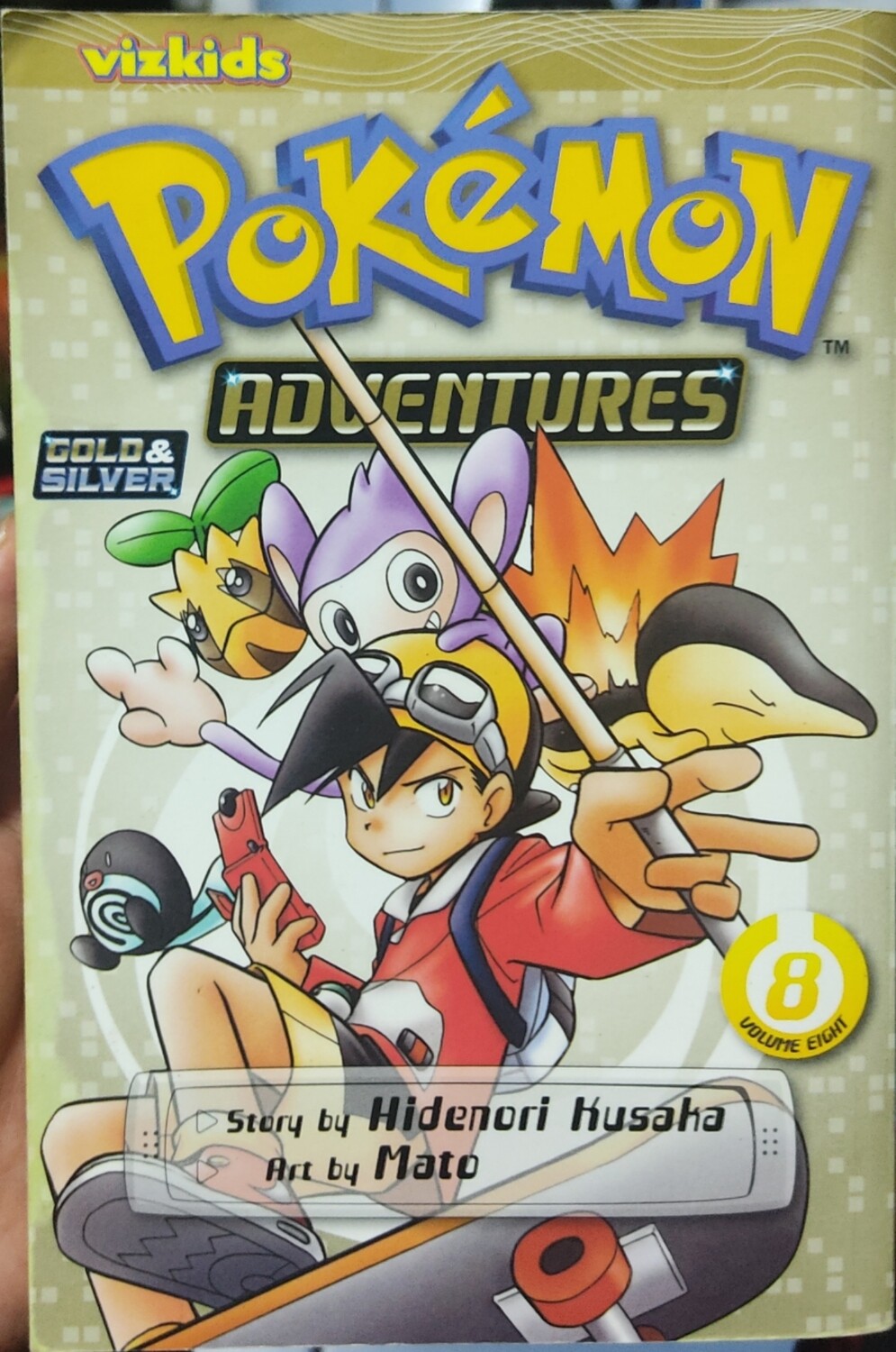 Pokemon Adventures Gold Silver Manga Volumen 8 Ingles Viz Kids