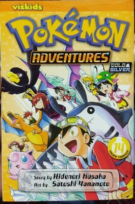 BAF1 Pokemon Adventures Gold Silver Manga Volumen 14 Ingles Viz Kids