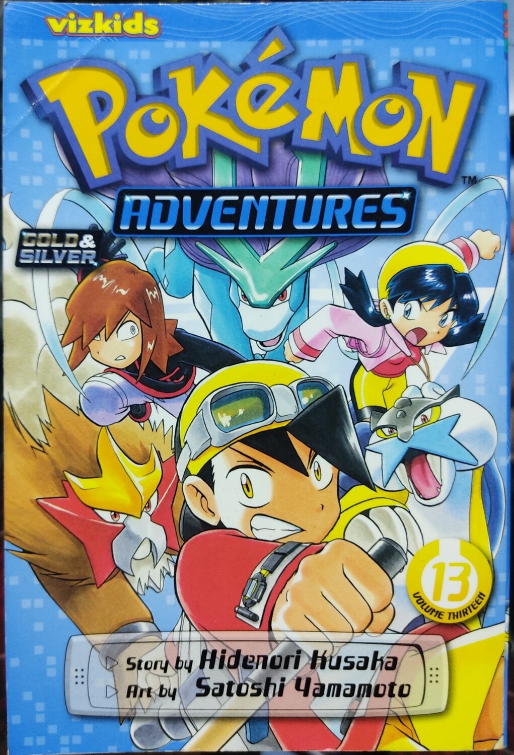 BAF1 Pokemon Adventures Gold Silver Manga Volumen 13 Ingles Viz Kids