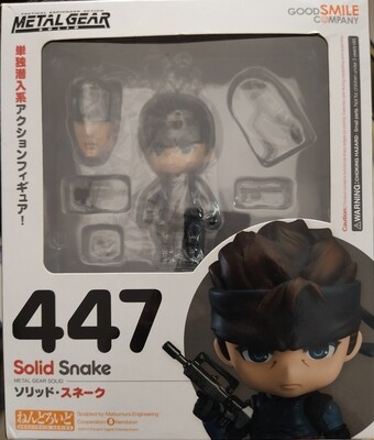 SH7 Metal Gear Solid Snake 447 Nendoroid Goodsmile Company Figura