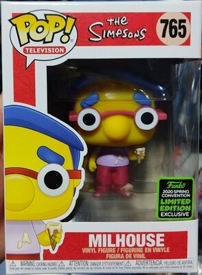 SJ Milhouse The Simpsons 2020 Spring Convention Limited Edition Exclusive Funko Pop 765 ()