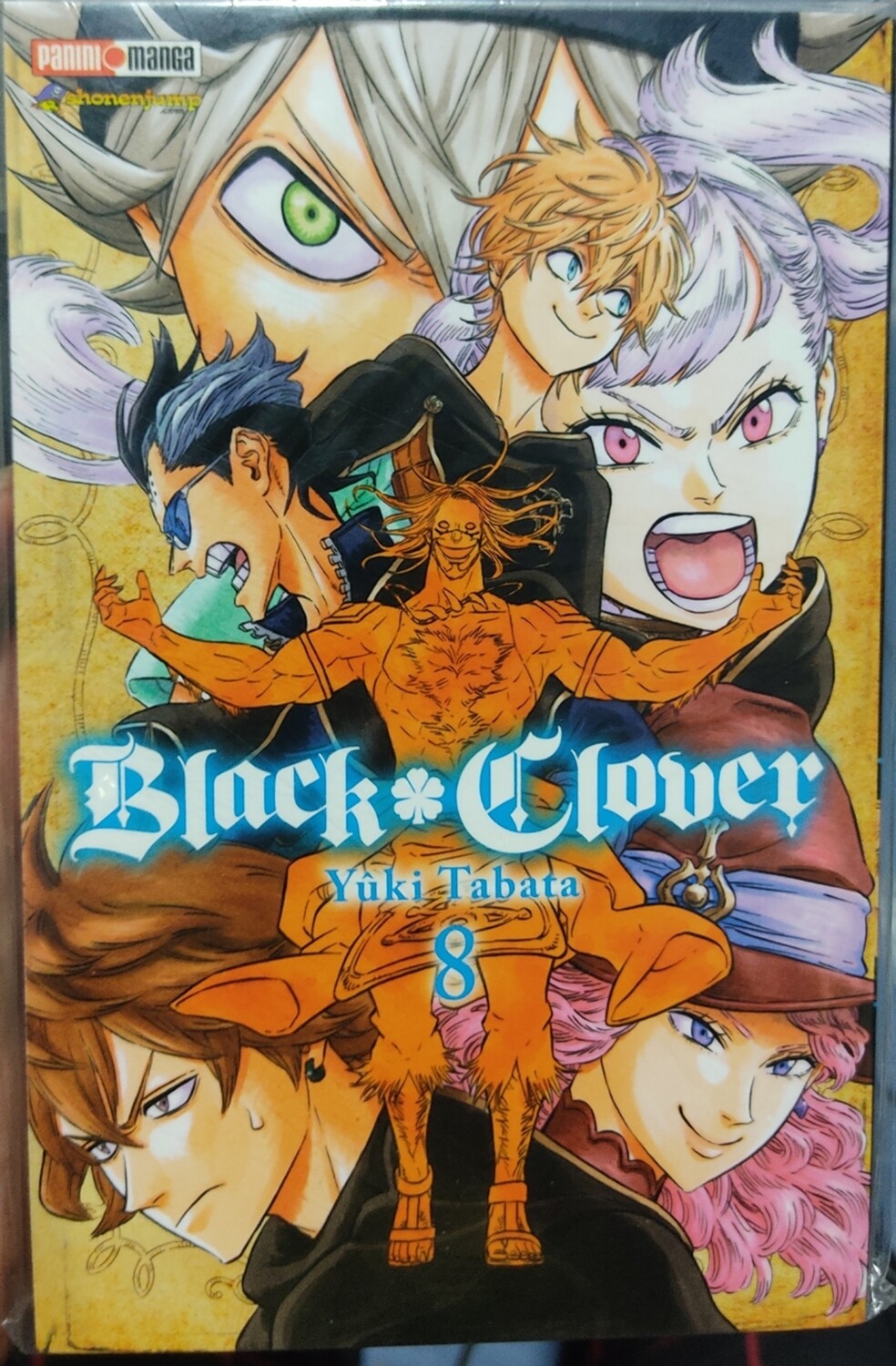 SH12 Black Clover Manga Volumen 8 Espanol Panini Yuki Tabata