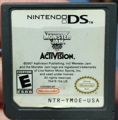 Monster Jam Nintendo DS Cartucho
