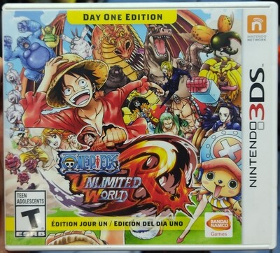 SJ One Piece Unlimited World R Nintendo 3DS Usado Completo