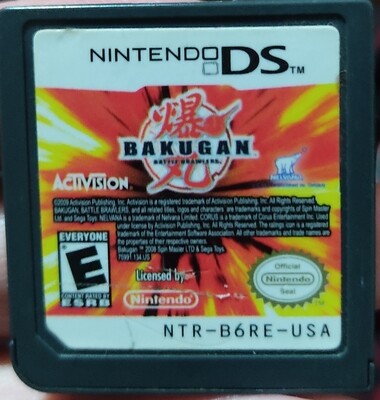 Bakugan Battle Brawlers Nintendo DS Cartucho