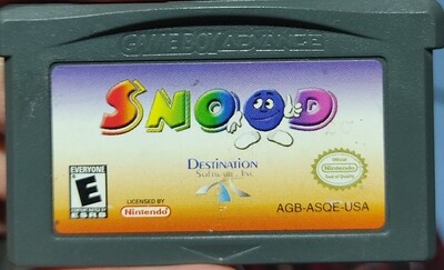 NELA Snood Nintendo Game Boy Advance Cartucho