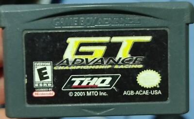 NELA GT Advance Championship Racing Nintendo Game Boy Advance
