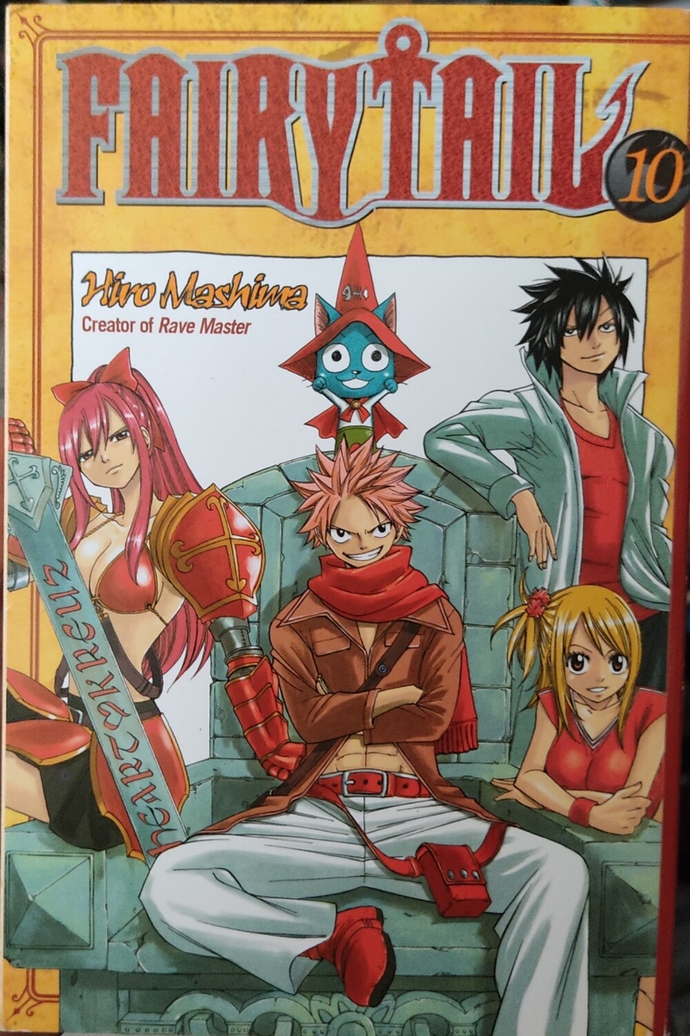 BA Fairy Tail Manga Volumen 10 Ingles Kodansha Hiro Mashima