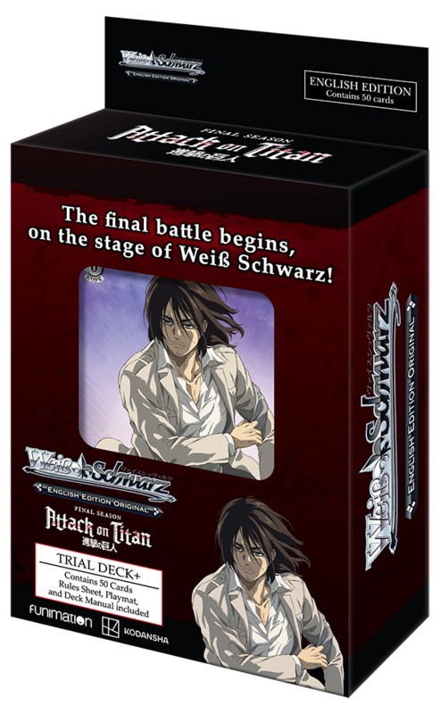 Attack on Titan Final Season Trial Deck Weiss Schwarz