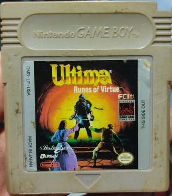 Ultima Tunes of Virtue Nintendo Game Boy