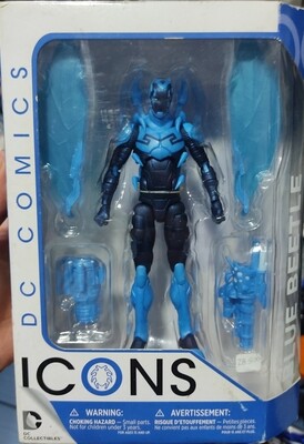SH6 Blue Beetle DC Comics Icons Figura Articulada 6 Pulgadas
