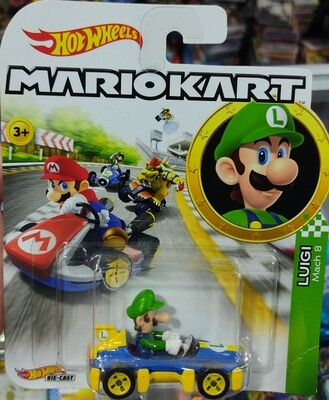 SJ Hot Wheels Mario Kart Luigi Mach 8