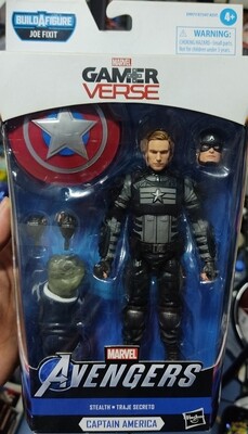 SJ Captain America Marvel Legends Gamer Verse Figura Articulada