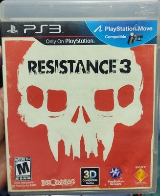 NELA-c, Resistance 3 Playstation 3 Usado Completo