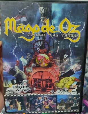 BA20 Mago de Oz Madrid Las Vegas DVD Musica