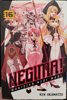 Negima Manga Volumen 16 Ingles Del Rey