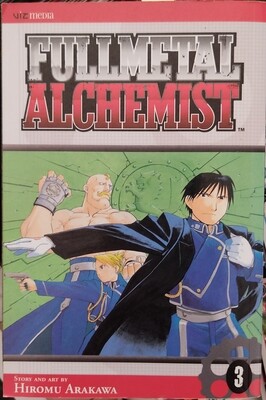 SH Full Metal Alchemist Manga Volumen 3 Ingles Viz Media