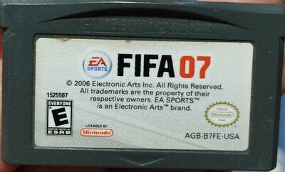 FIFA Soccer 07 Nintendo Game Boy Advance Cartucho