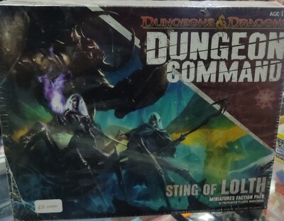 Dungeons and Dragons Dungeon Command Sting of Lolth Miniatures Faction Pack Nuevo Sellado