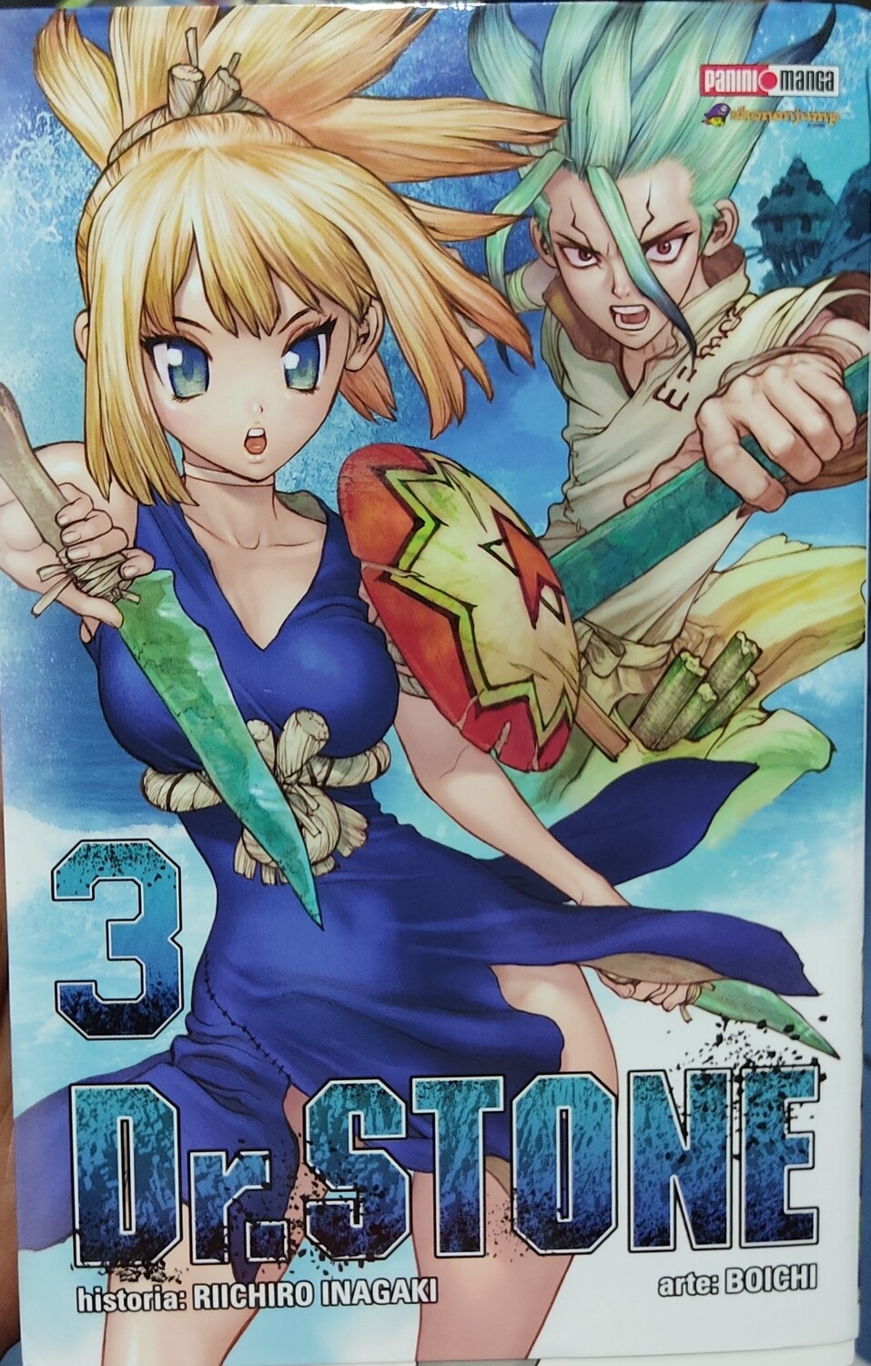BA6 Dr Stone Manga Volumen 3 Espanol Panini