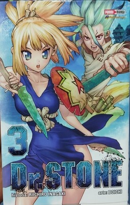 BA6 Dr Stone Manga Volumen 3 Espanol Panini