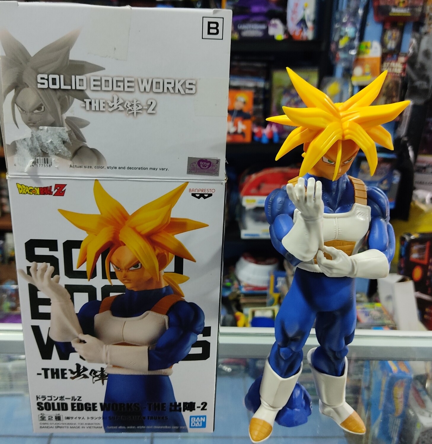 BAF1 Trunks Figura Solid Edge Works Banpresto Dragon Ball Z Bandai