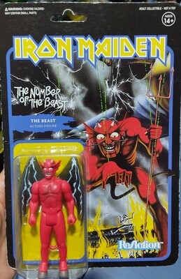 Iron Maiden The Number of the Beast The Beast Reaction Figure Blister