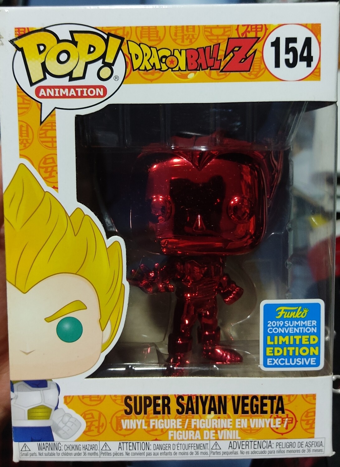 Super Saiyan Vegeta 2019 Summer Convention Limited Edition Funko Pop Anime Dragon Ball Z 154