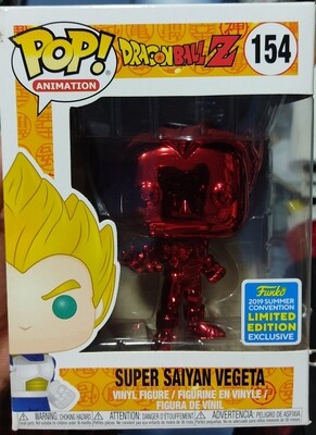 Super Saiyan Vegeta 2019 Summer Convention Limited Edition Funko Pop Anime Dragon Ball Z 154