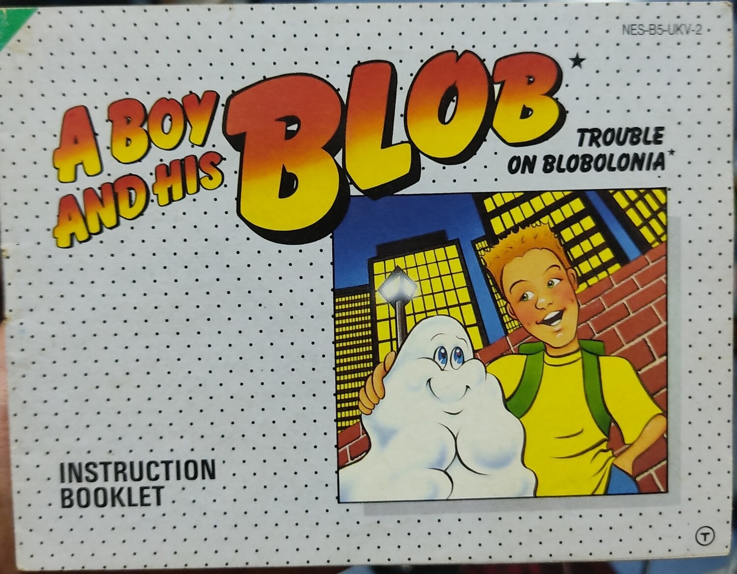 SJ A Boy and His Blob Trouble on Blobolonia Manual Original
