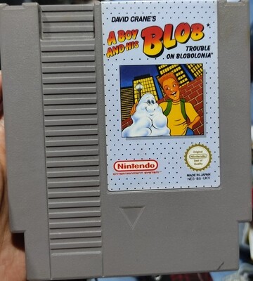 SJ A Boy and His Blob NES Cartucho