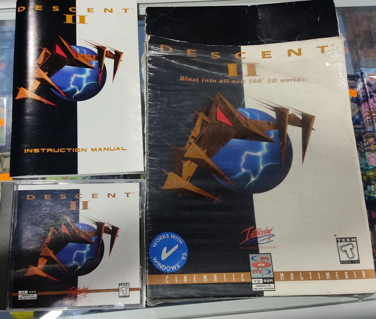Descent II PC Game Usado Completo