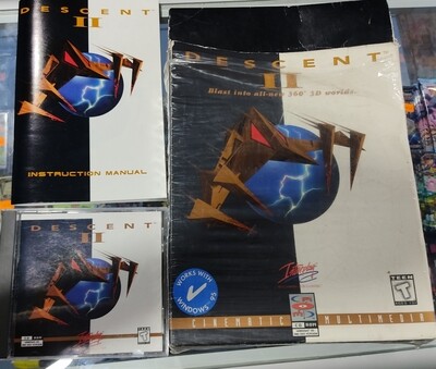 Descent II PC Game Usado Completo