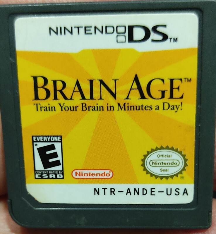 Brain Age Nintendo DS Cartucho