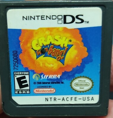 SJ Crash Boom Bang Nintendo DS Cartucho