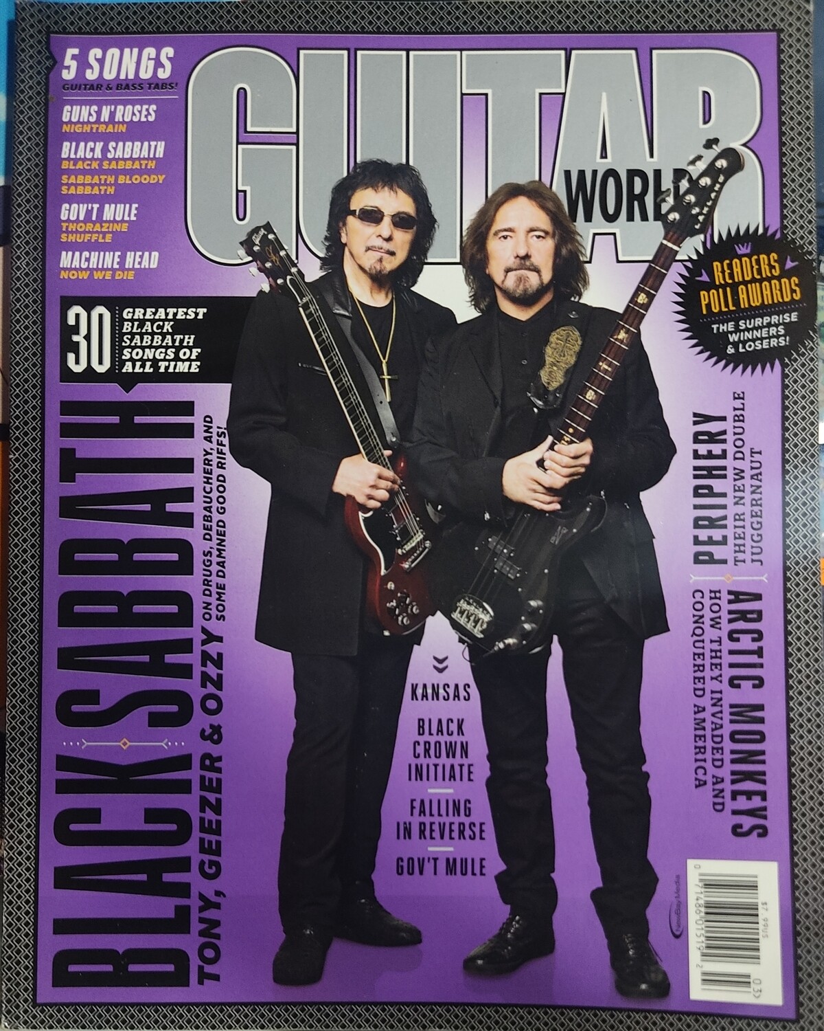 Guitar World Revista Rock Black Sabbath