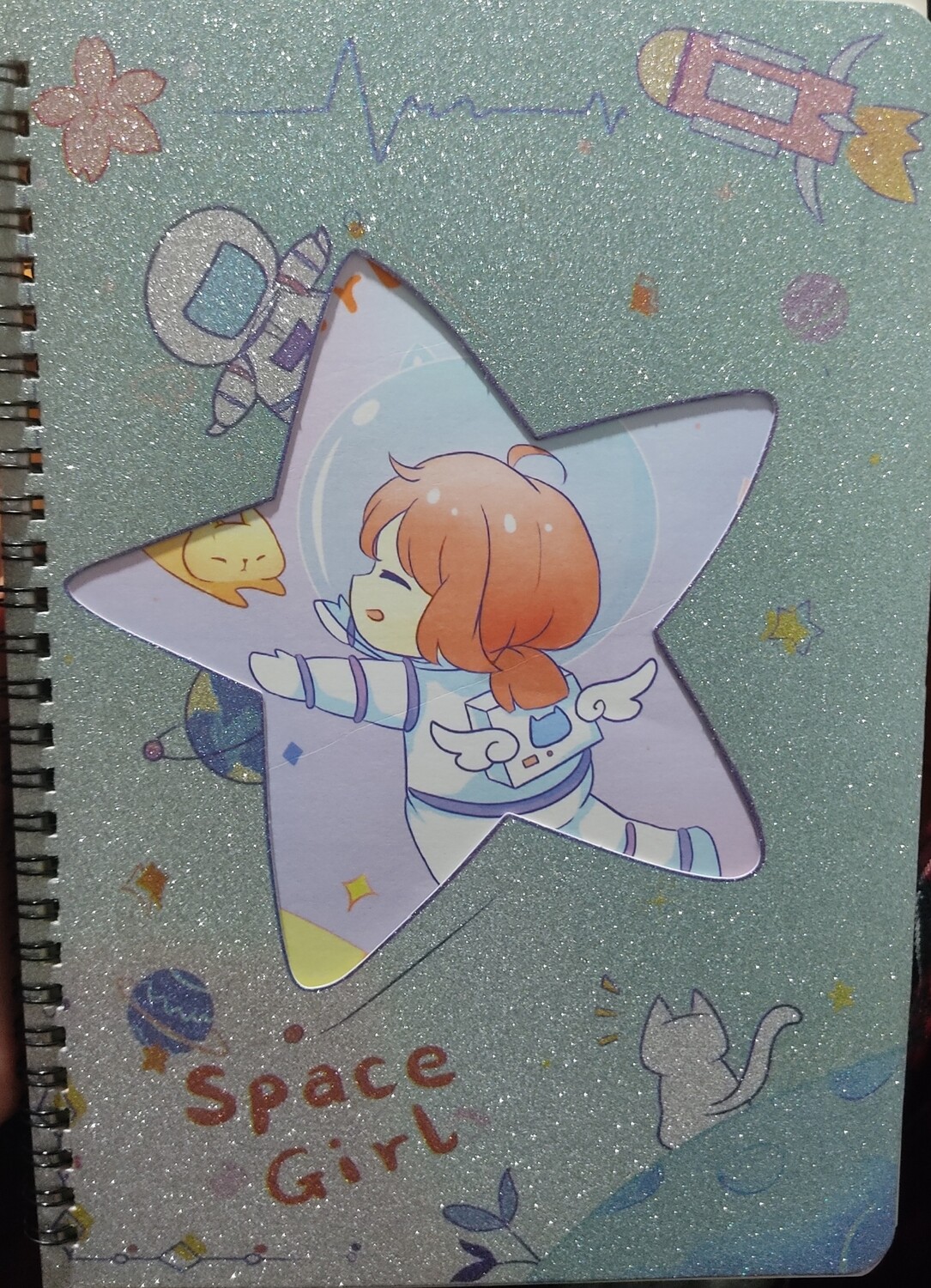 Cuaderno Space Girl 172x247