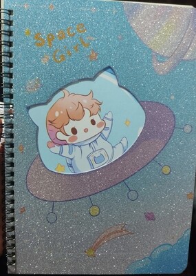 Cuaderno Space Girl 172x247mm