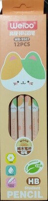 12 Lapices Weibo Madera Cat