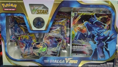 SJ Origin Forme Dialga V Star Premium Collection Pokemon TCG Box
