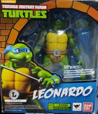 SH13 Leonardo TMNT Tortugas Ninja Tamashi Nations Bandai Figura Articulada