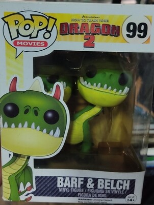 Barf Belch How To Train Your Dragon Funko Pop 99 Caja Danada