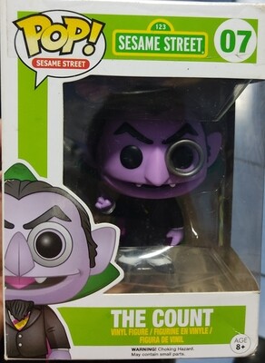 The Count Funko Pop 07 Sesame Street Caja Danada 