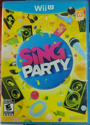 SJ4 Sing Party Nintendo Wii U Usado Completo